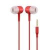 EARPHONE MOXOM WITH TALK ASSIST BUTTOM 3.5MM PLUG RED